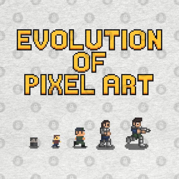 Pixel Art Evolution Line by PixelCarvel